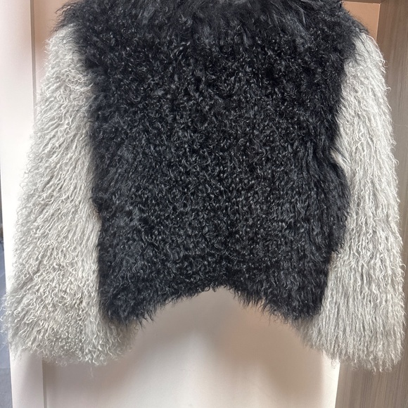 Charolette Simone curly lamb fur jacket - Picture 6 of 7